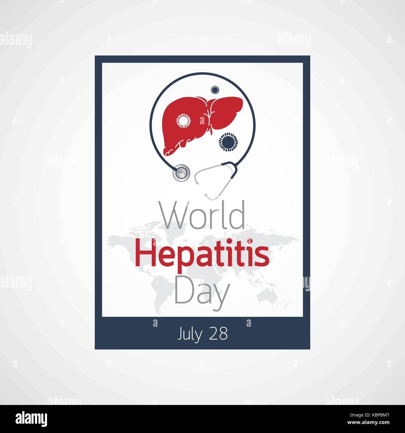 World Hepatitis Day vector icon illustration Stock Vector
