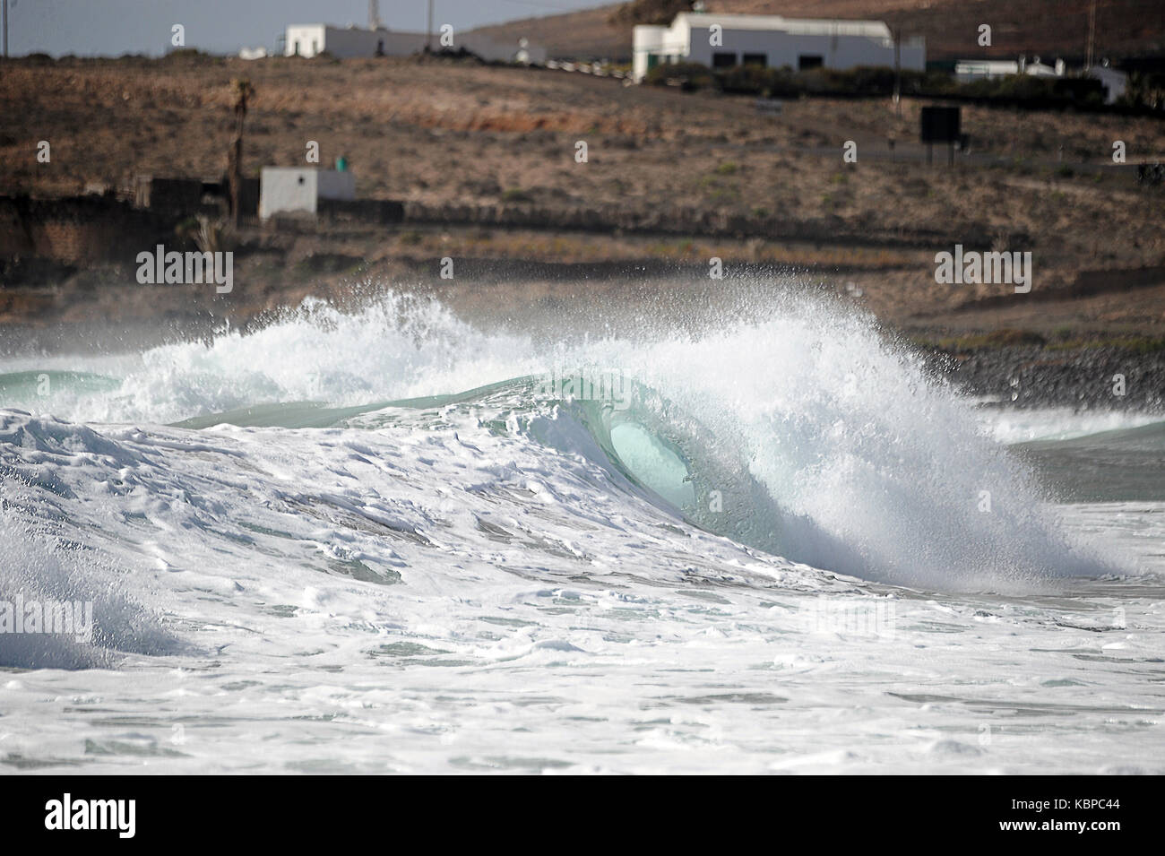 waves and surfing Stock Photo