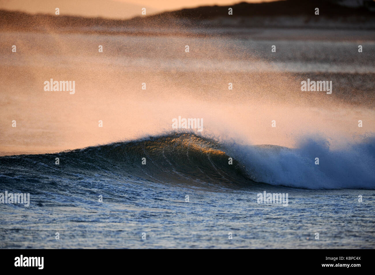 waves and surfing Stock Photo