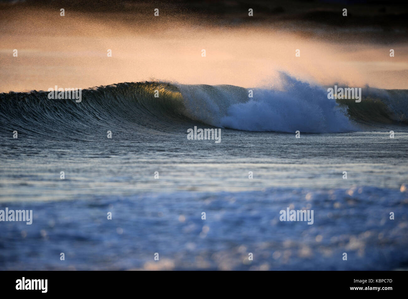 waves and surfing Stock Photo