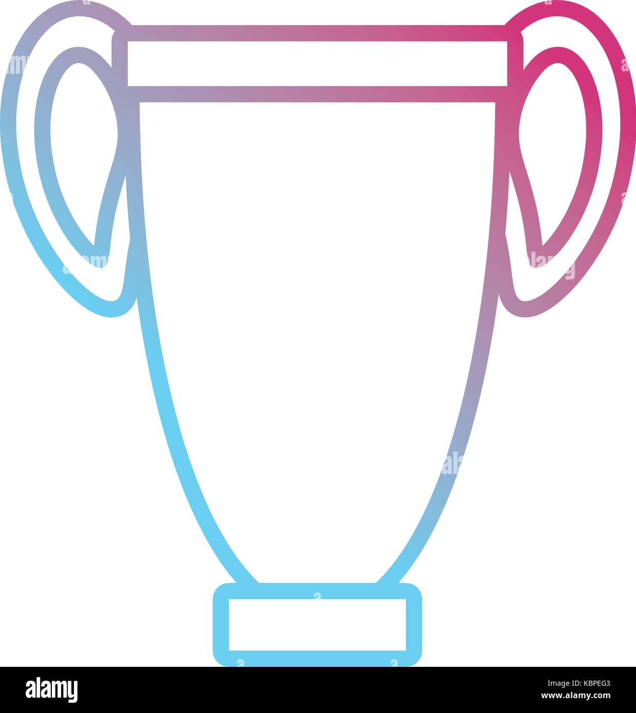 trophy cup icon over white background vector illustration Stock Vector ...