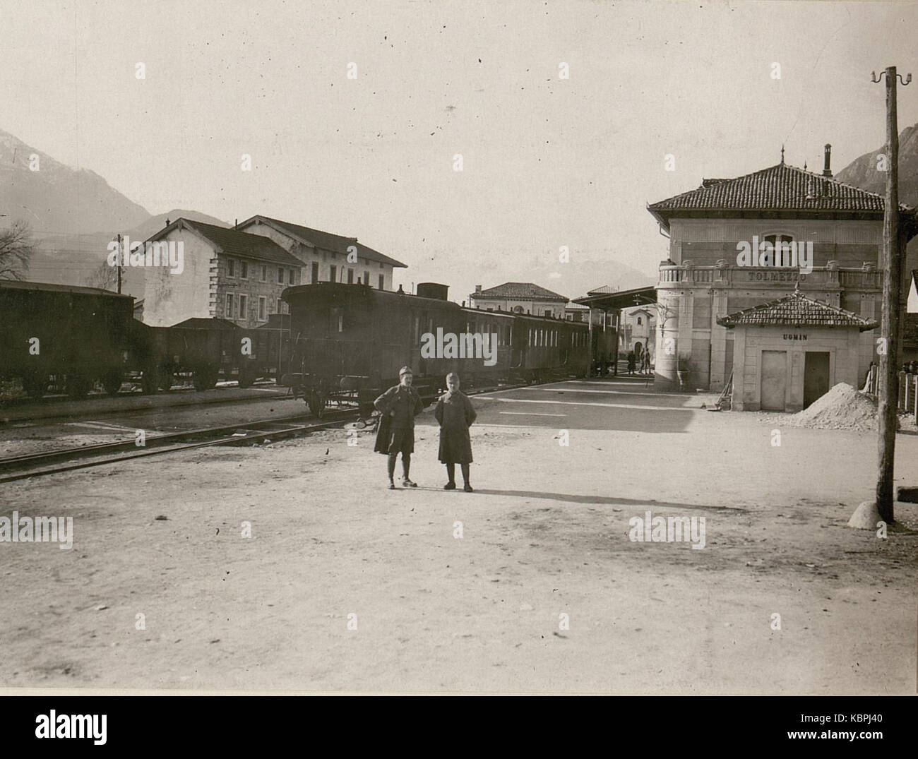 Bahnhof Tolmezzo. (BildID 15508270 Stock Photo Alamy