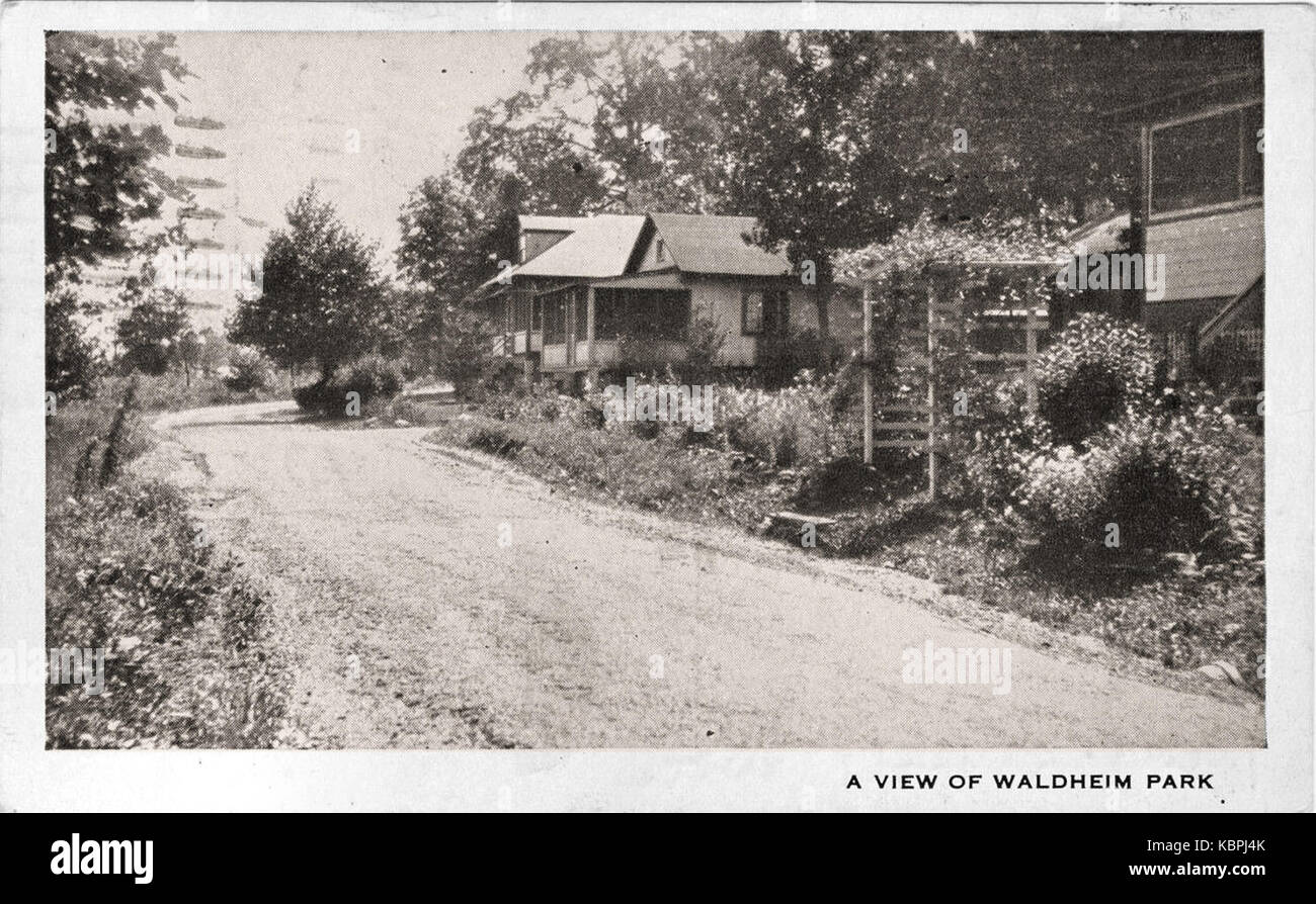 1920 View Of Waldheim Park Allentown PA Stock Photo Alamy