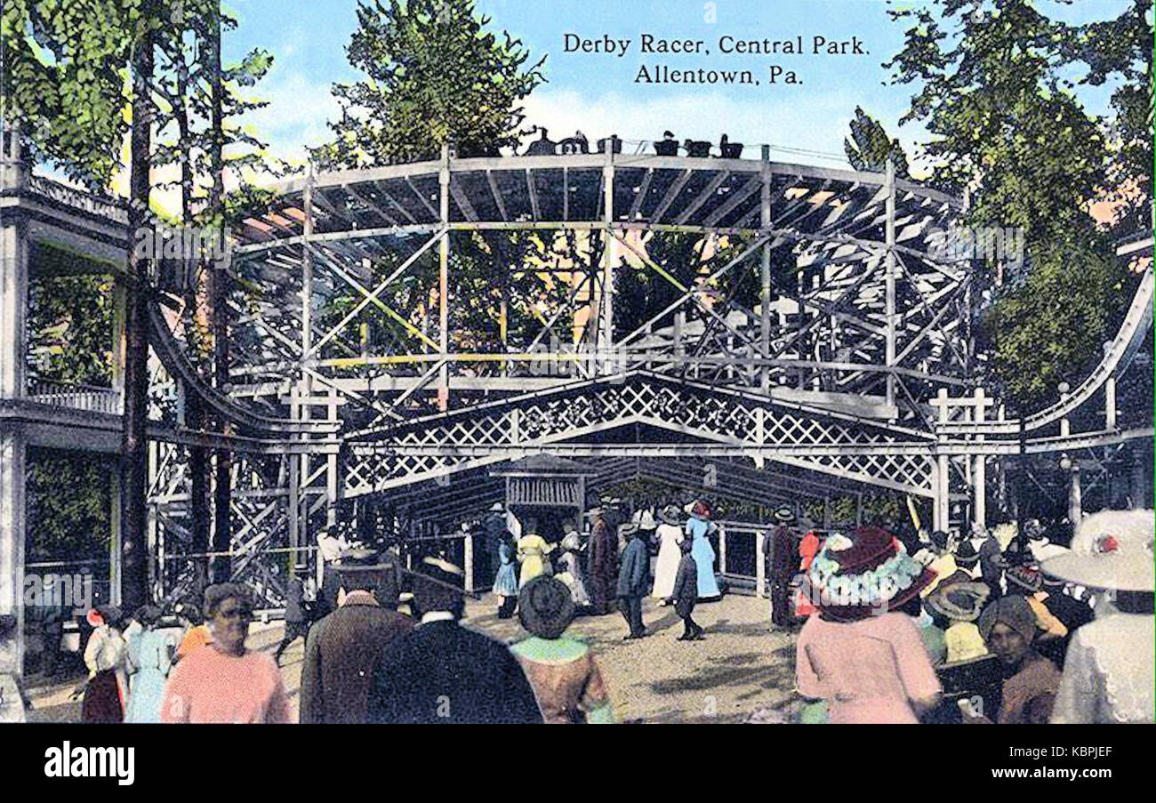 1909 Derby Racer Central Park Allentown PA Stock Photo Alamy