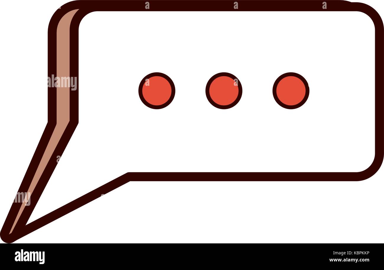 speech bubble icon over white background vector illustration Stock ...