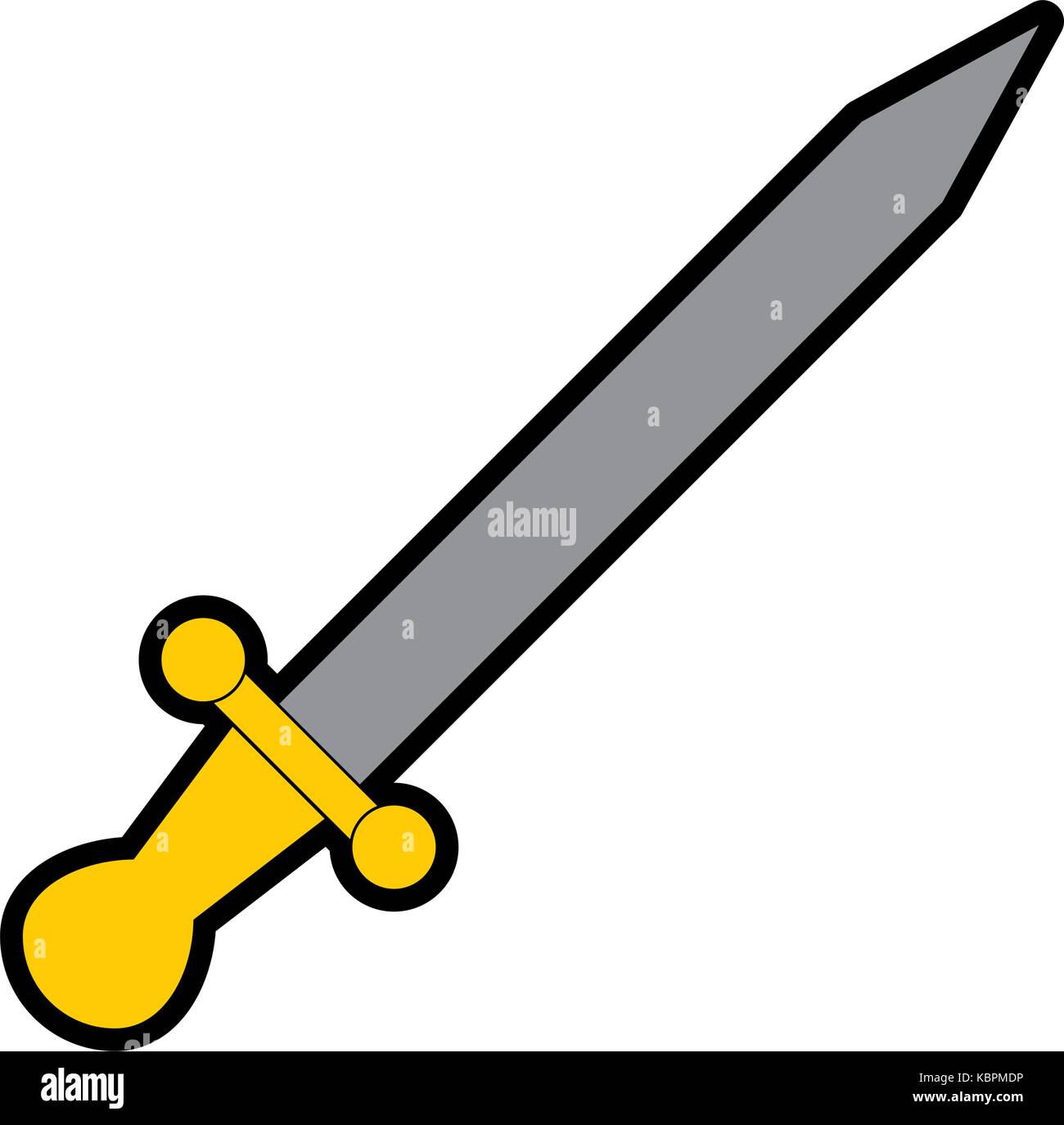 sword game weapon icon vector illustration design Stock Vector Image ...