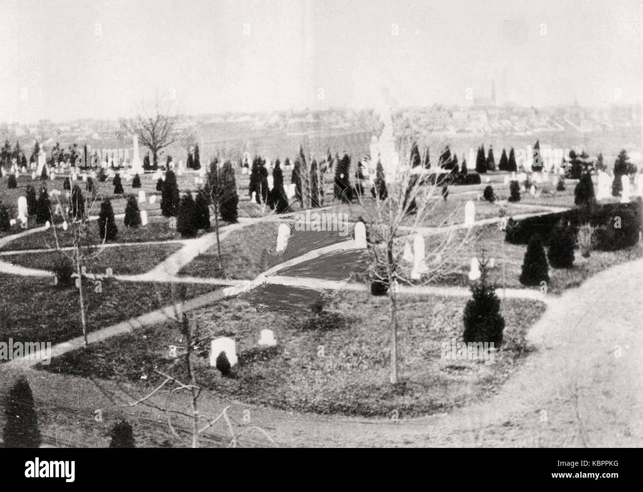 1915 Fairview Cemetary Allentown PA Stock Photo Alamy