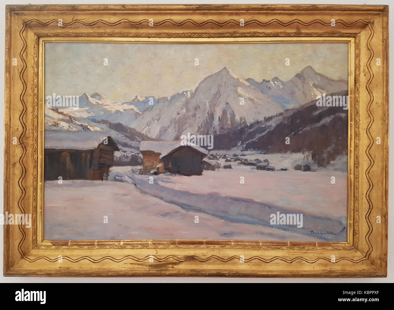 im Unterengadin Paul Crodel Stock Photo Alamy