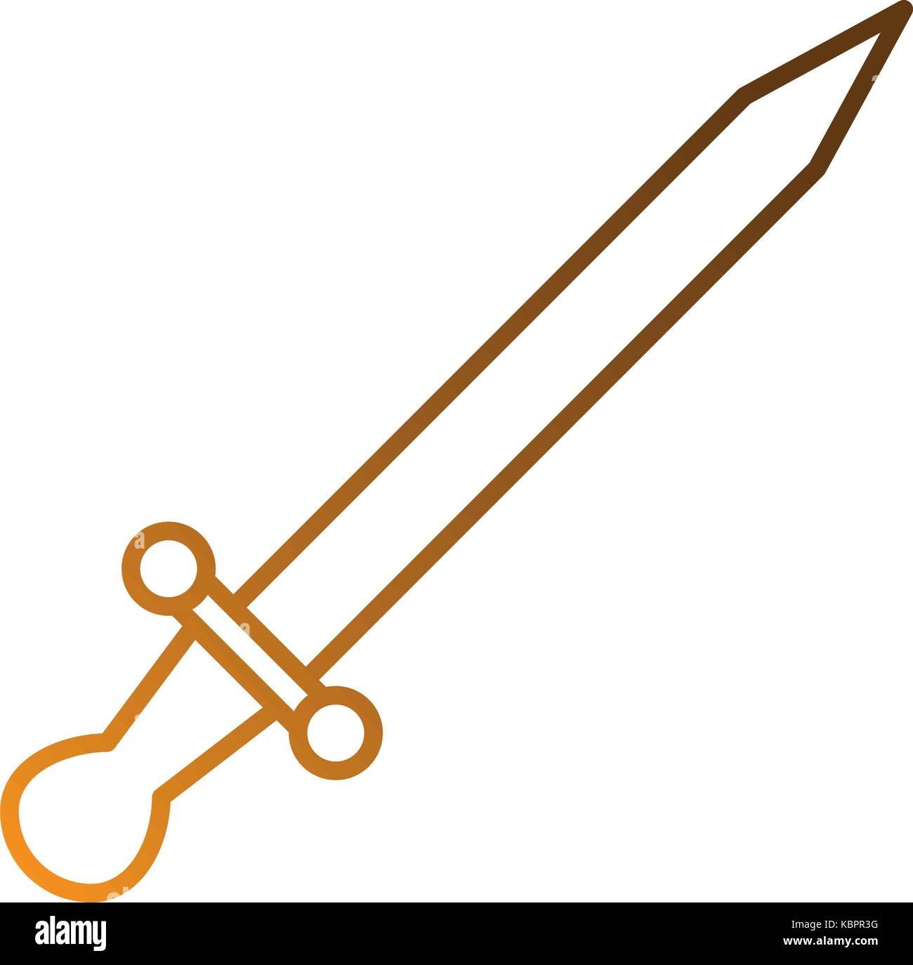 sword game weapon icon vector illustration design Stock Vector Image ...