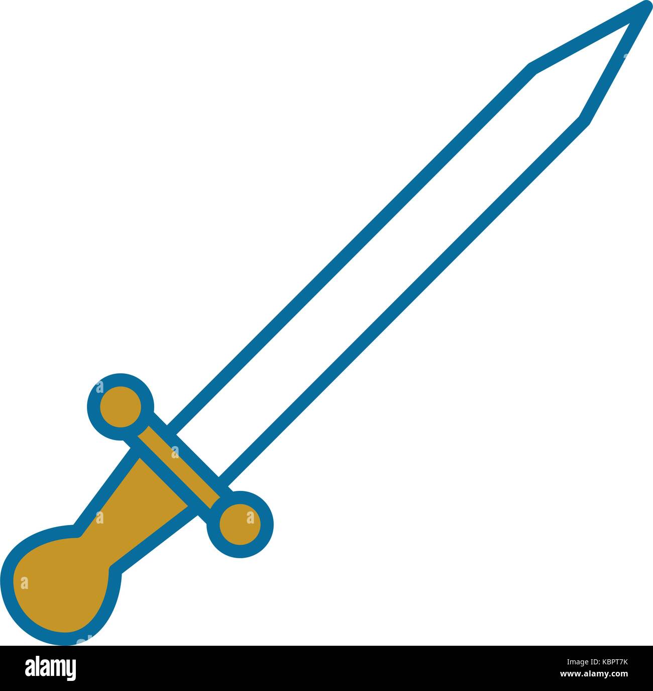 sword game weapon icon vector illustration design Stock Vector Image ...