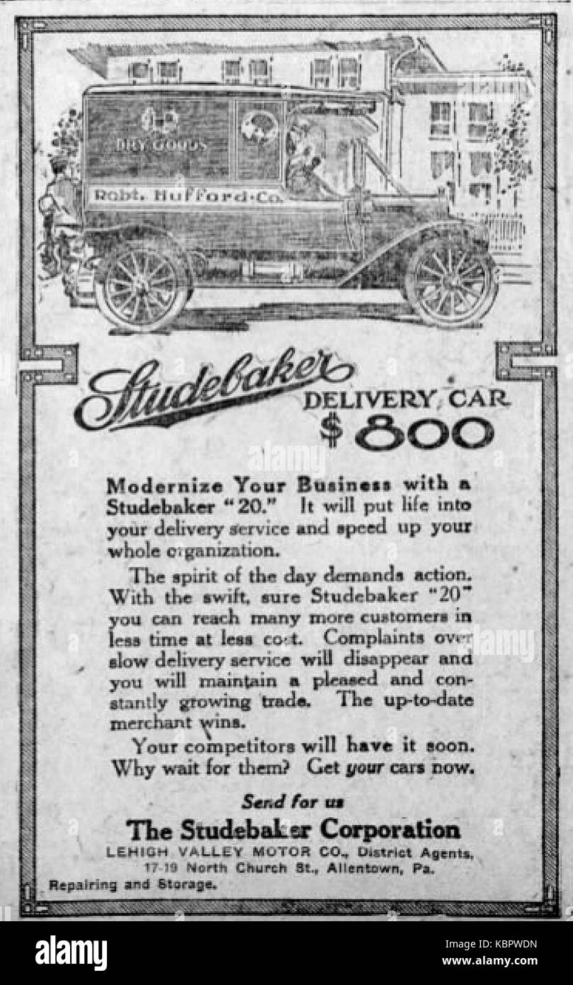 1913 Lehigh Valley Motor Company 14 Mar MC Allentown PA Stock Photo Alamy