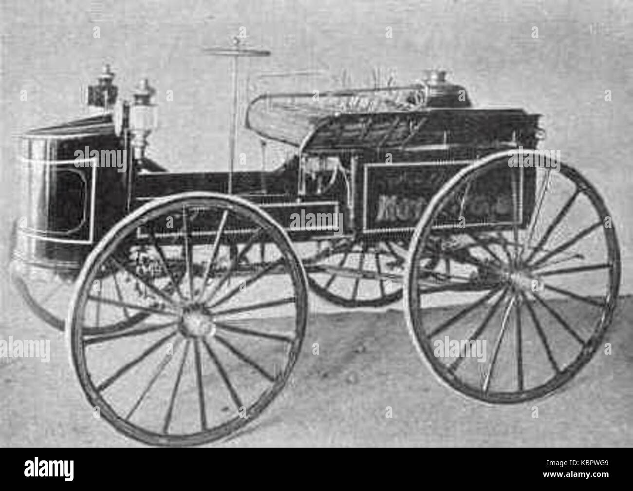 1895 Shaver Steam Buggy Stock Photo - Alamy