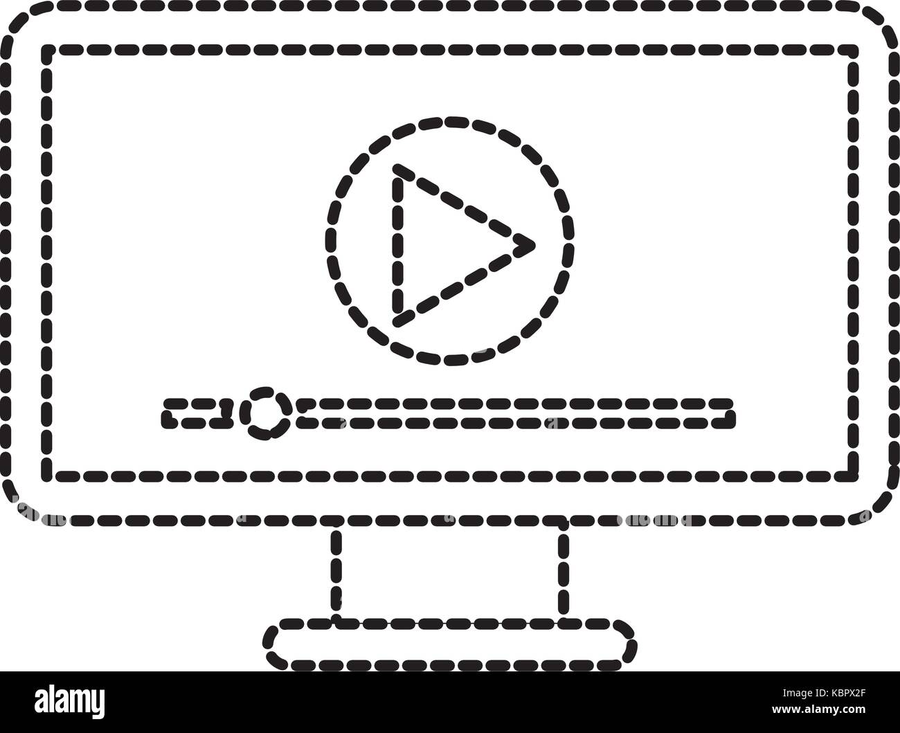 screen video player for web and internet media Stock Vector Image & Art ...