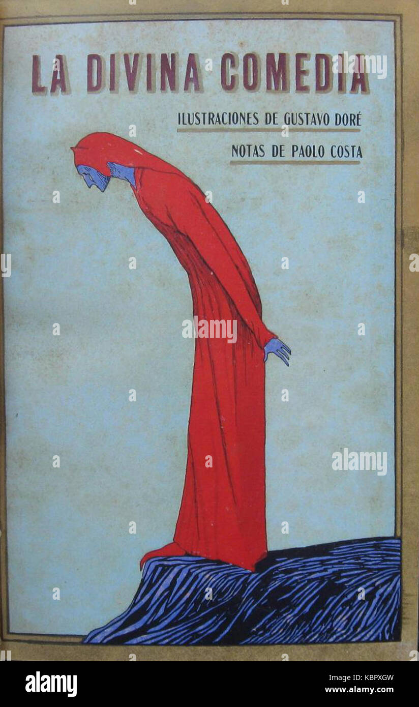 1921, La Divina Comedia, de Dante, Maucci, Romero Calvet Stock Photo