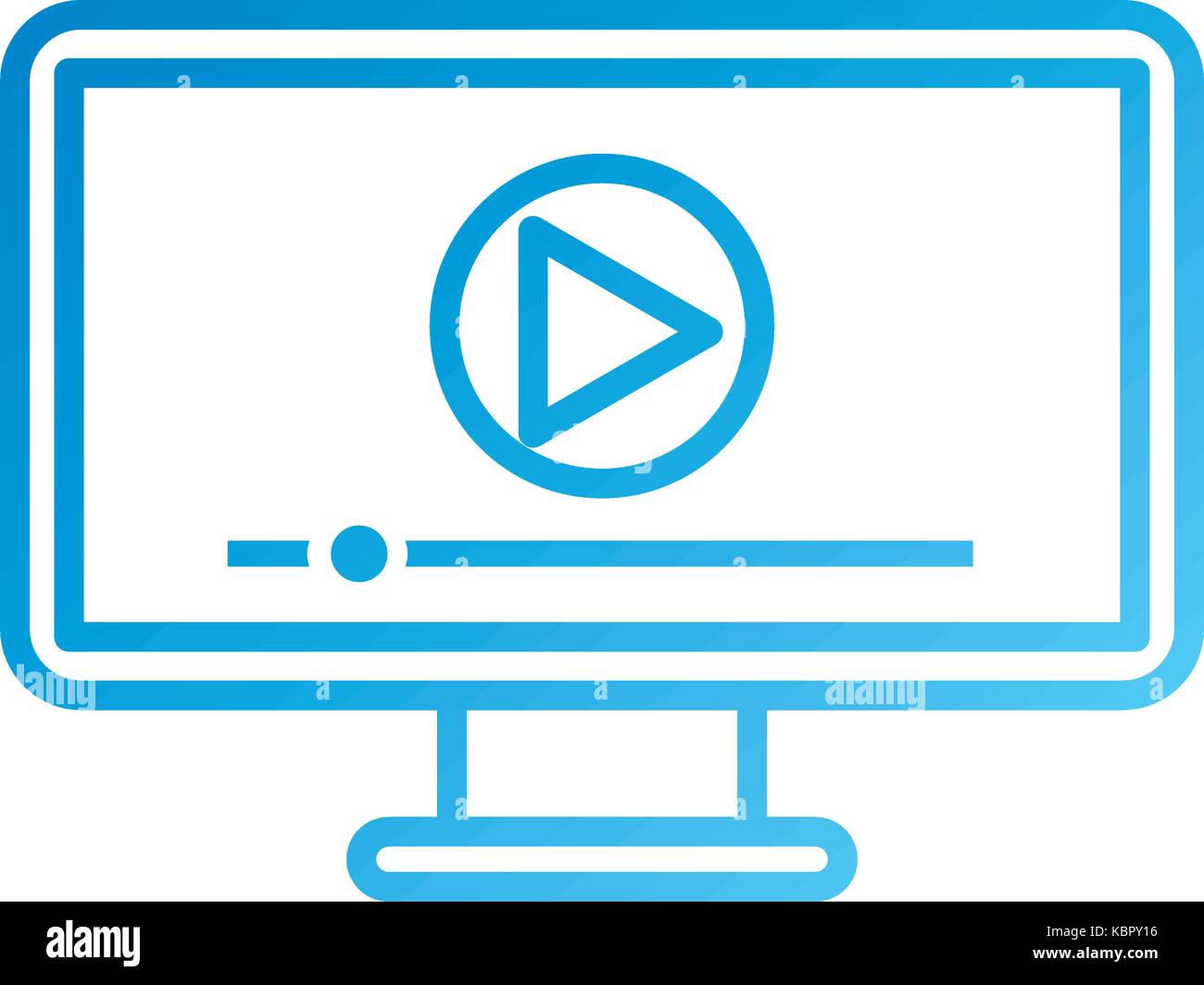 screen video player for web and internet media Stock Vector Image & Art ...