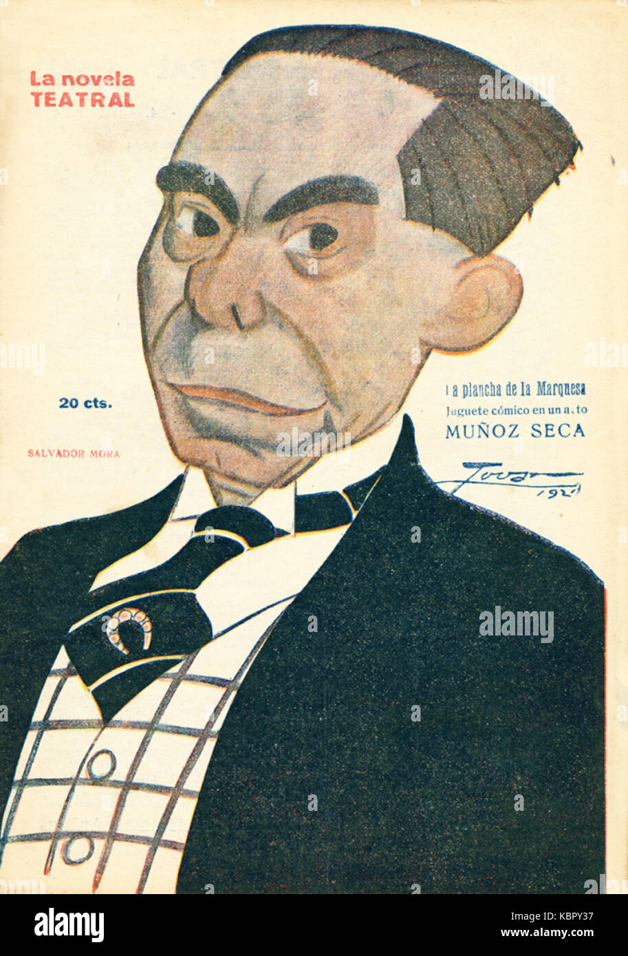 1922 01 22, La Novela Teatral, Salvador Mora, Tovar Stock Photo Alamy