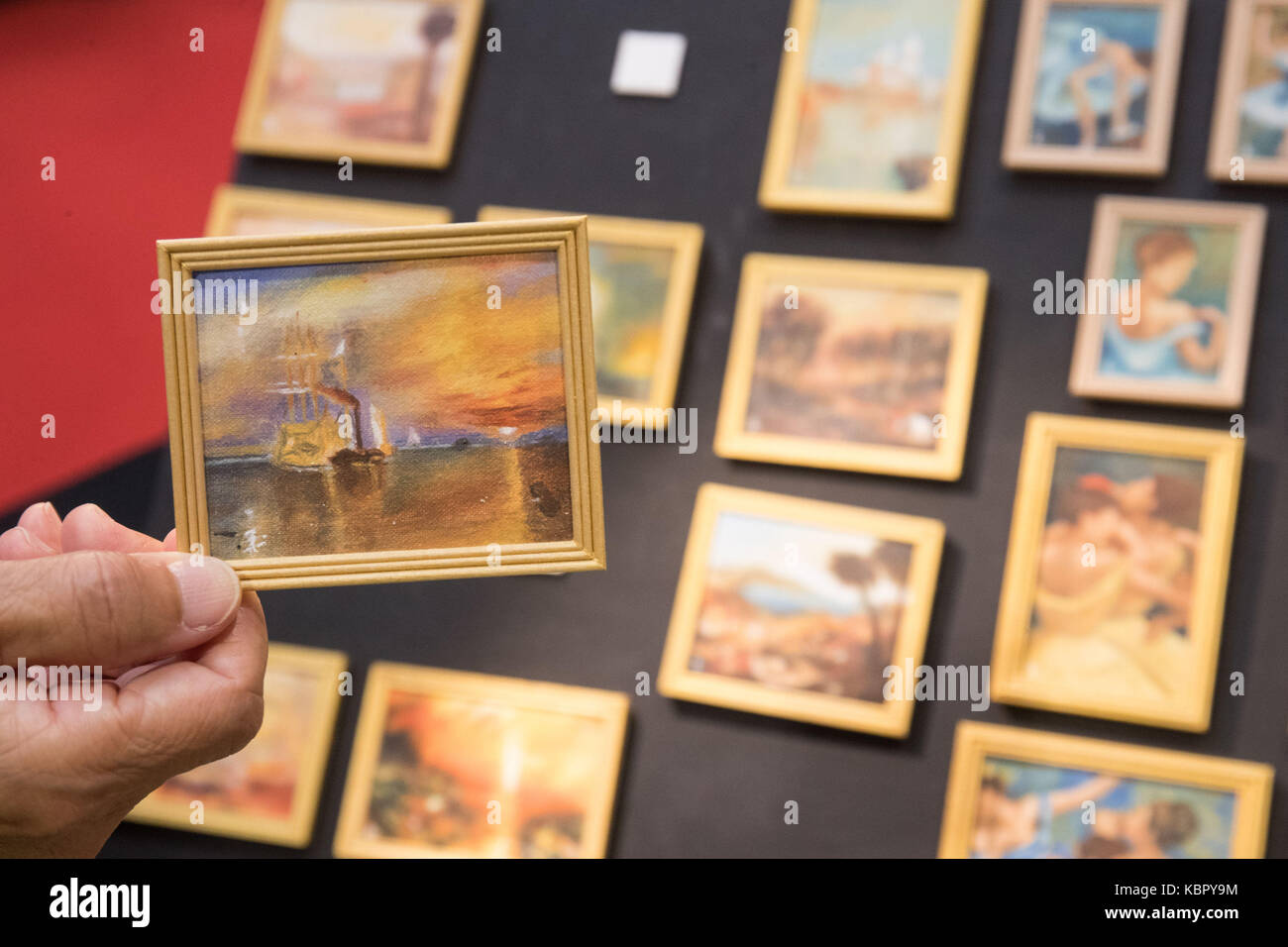 miniature paintings for dolls houses