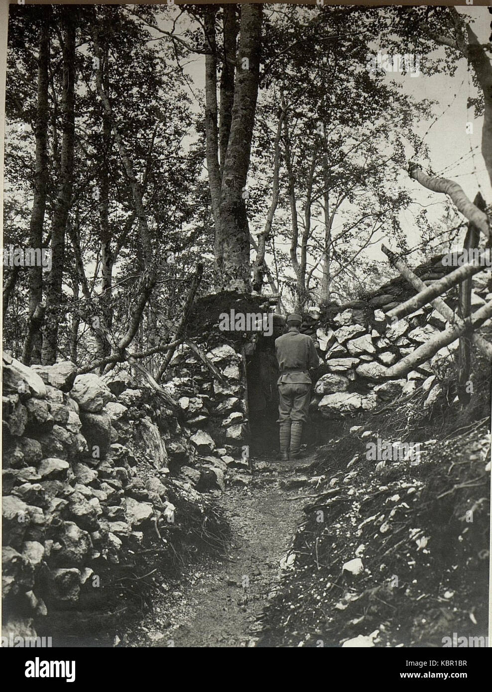 Feldwache in der vorgeschobenen Stellung auf Kote 1317. Aufgenommen am 27. Juli 1916. (BildID 15478759) Stock Photo