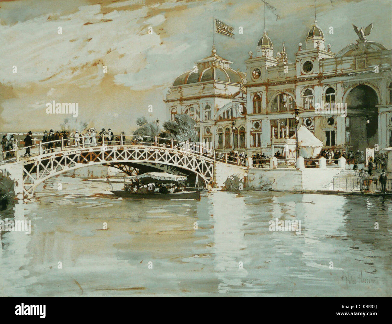 Childe Hassam L Exposition Universelle De Chicago Stock Photo Alamy   Childe Hassam Lexposition Universelle De Chicago KBR32J 