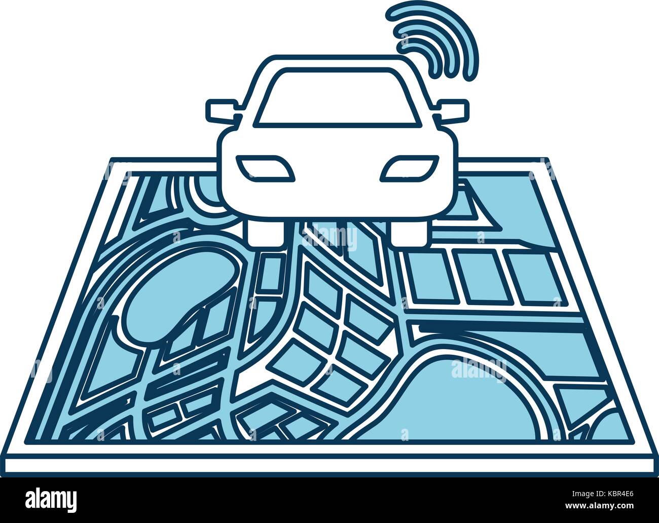 navigation gps pointer map car transportation signal street vector ...