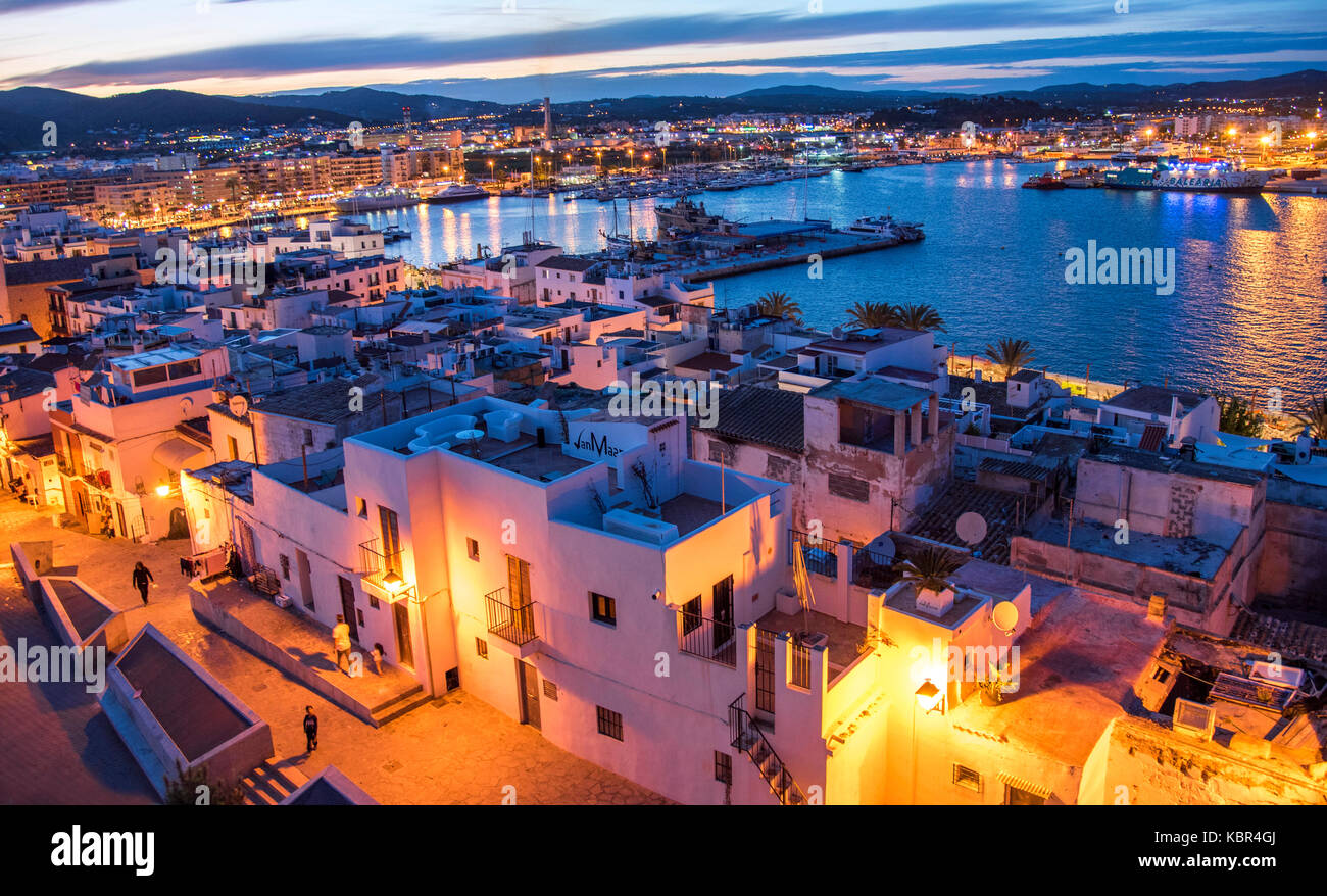old-town-port-at-sunset-ibiza-harbour-balearic-islands-stock-photo
