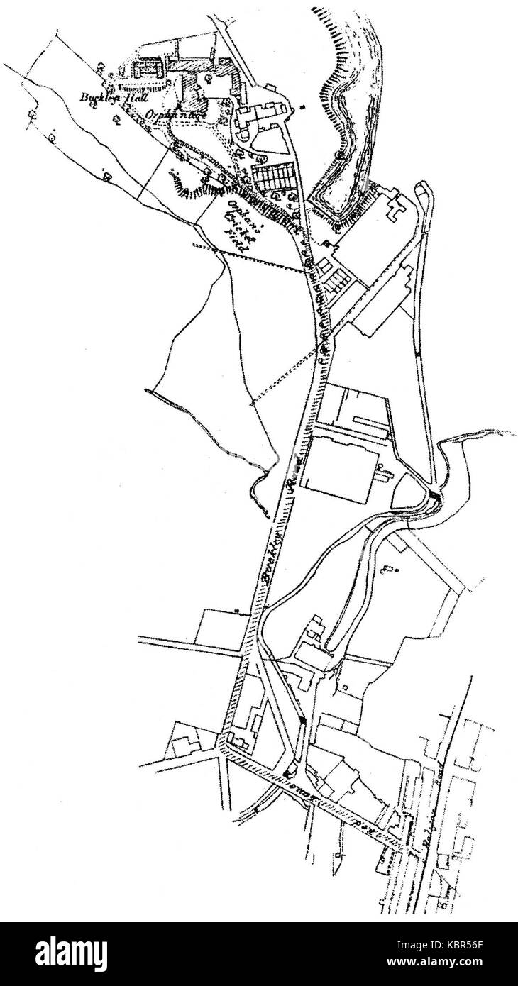 Map of Buckley Stock Photo Alamy