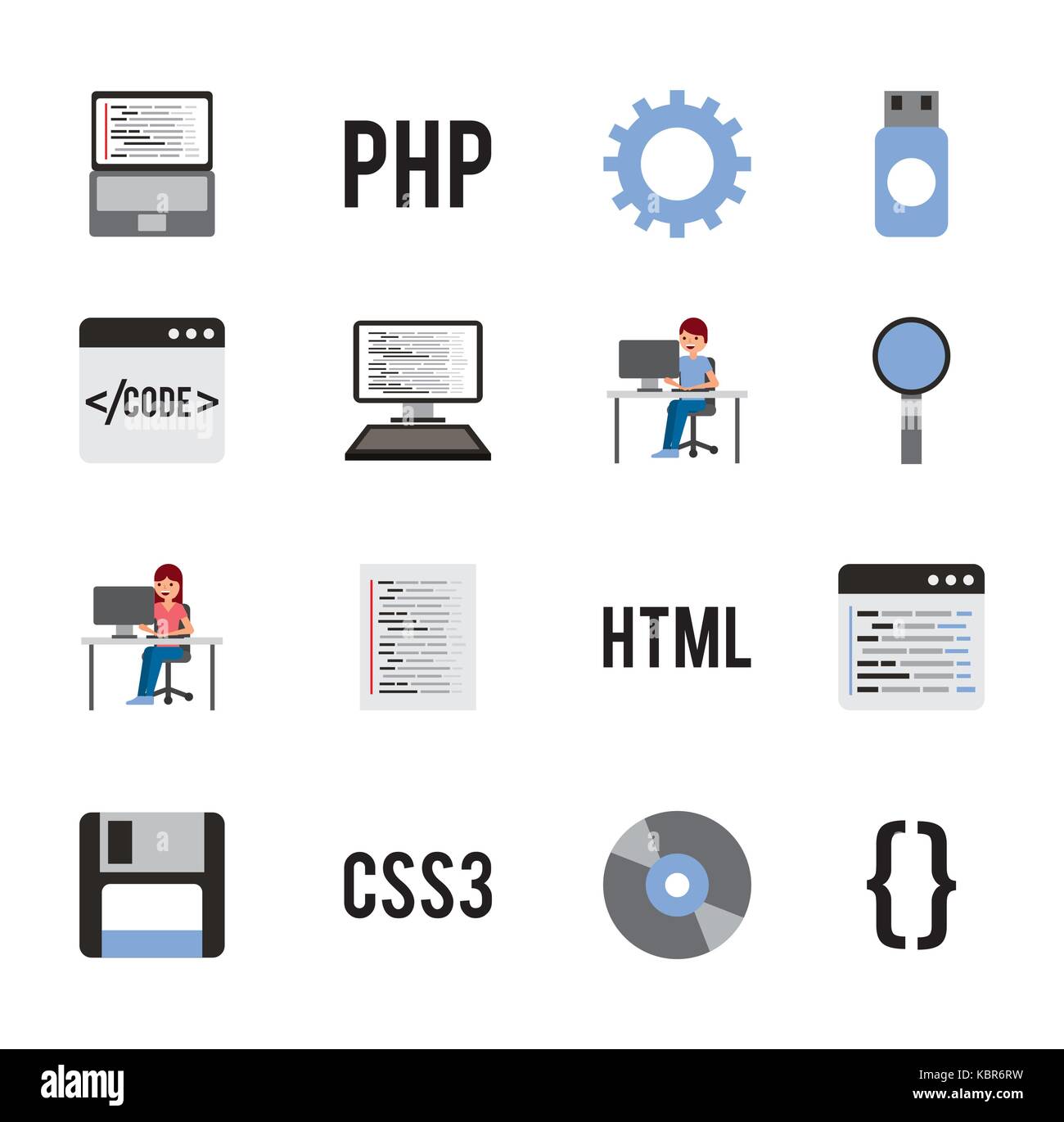 Programming languages image Stock Vector Images - Alamy