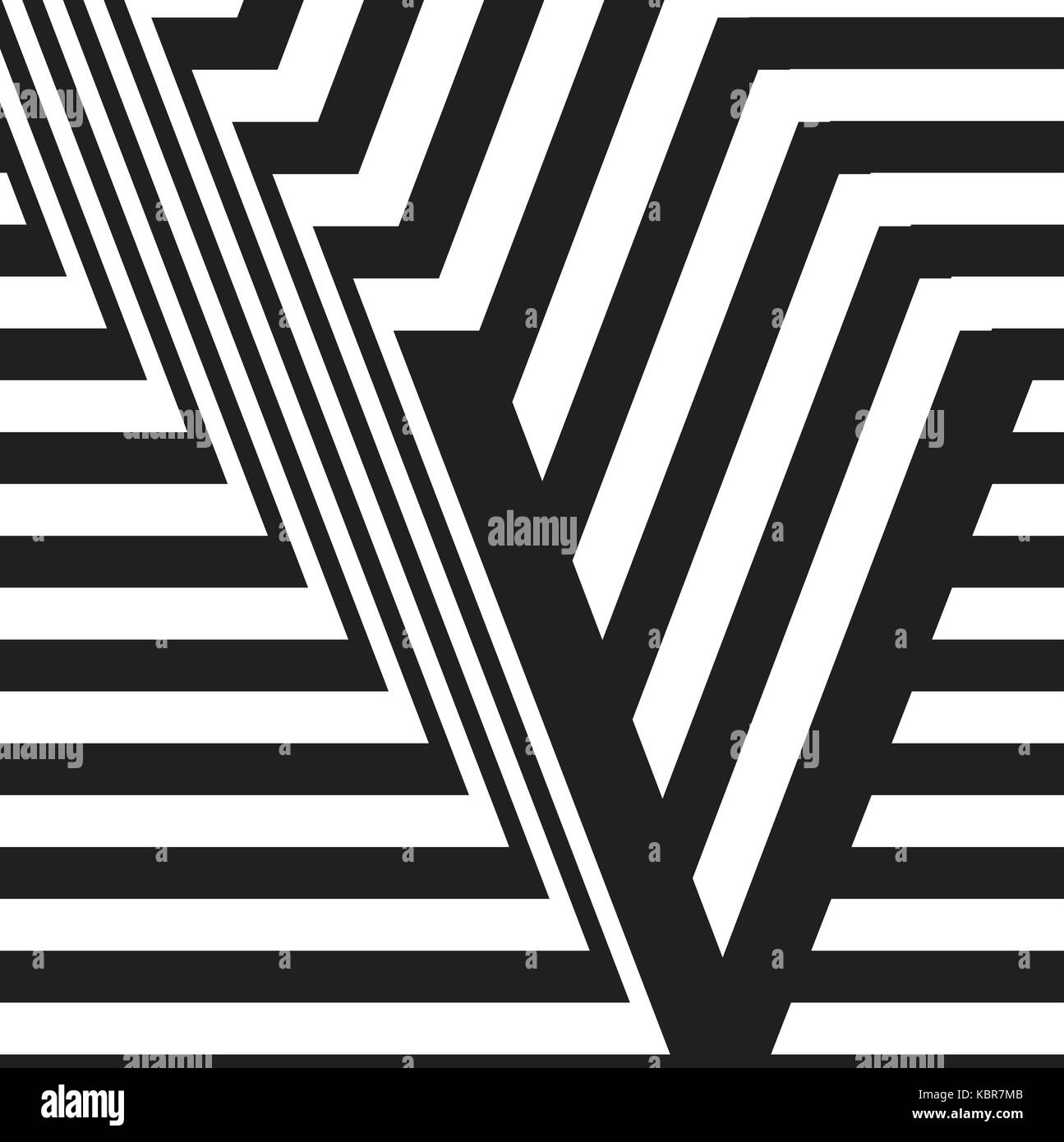 Black and white letter v design template vector illustration Stock ...