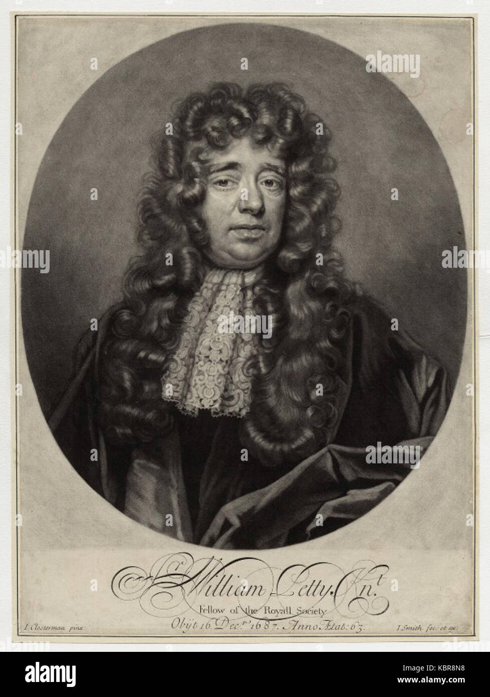 Sir William Petty Stock Photo Alamy