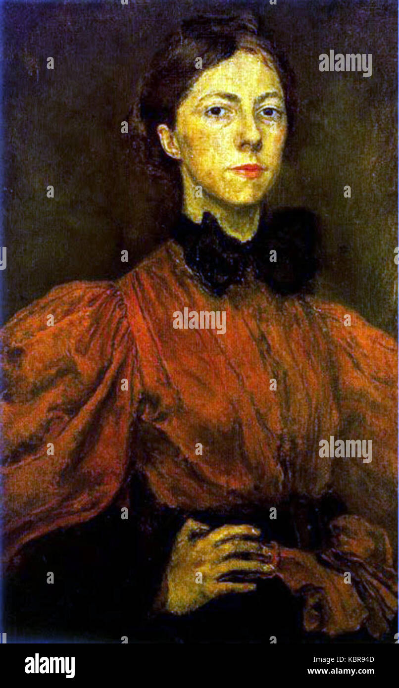 gwen-john-self-portrait-hi-res-stock-photography-and-images-alamy