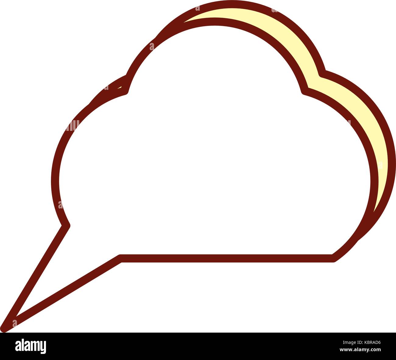 speech cloud icon over white background vector illustration Stock ...