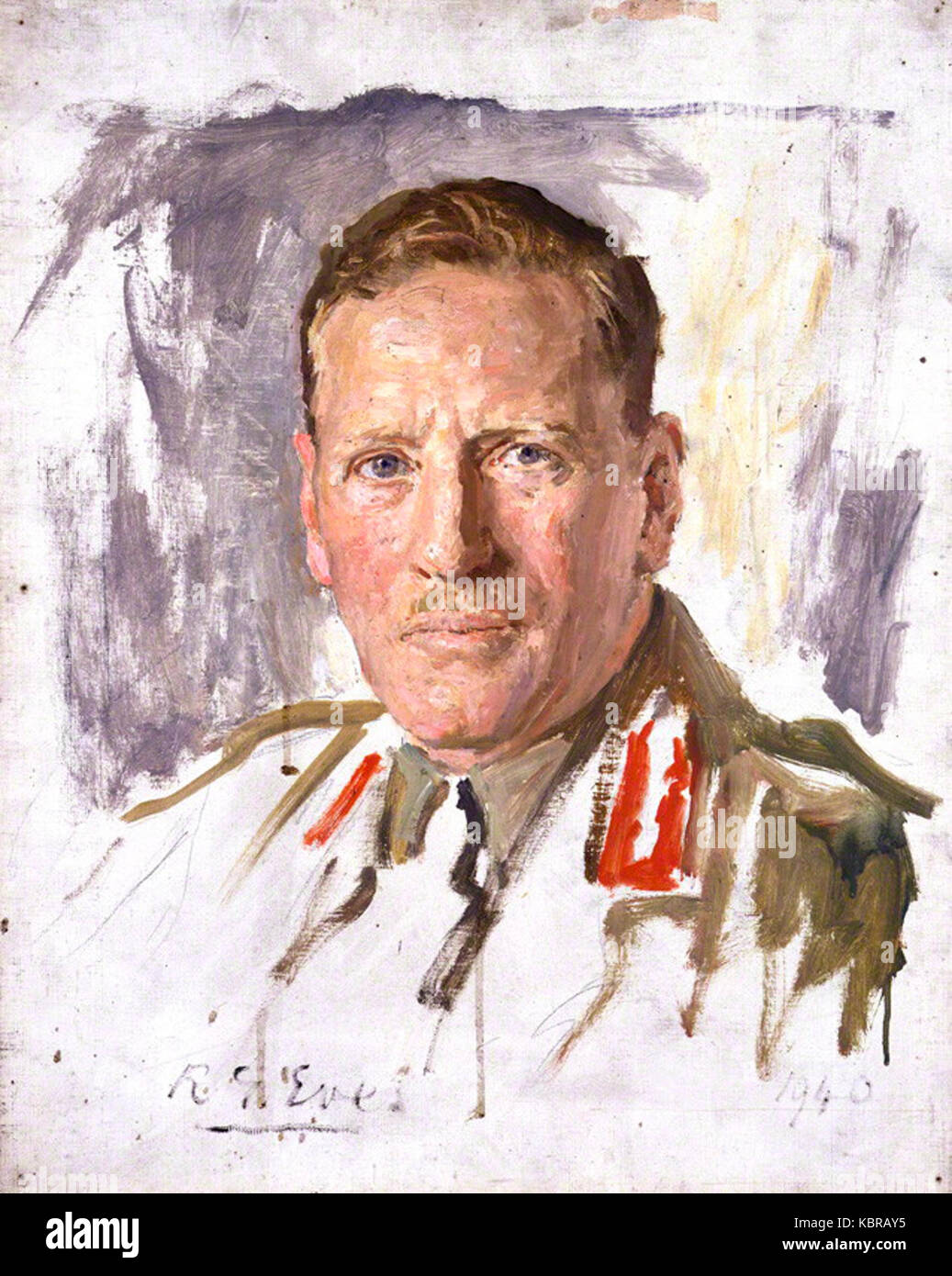 Claude Auchinleck (1940 portrait) Stock Photo