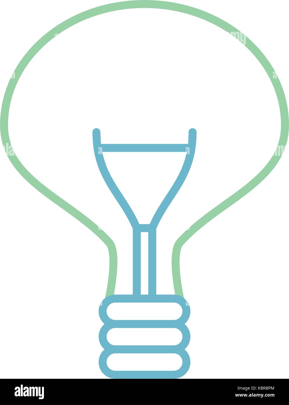 bulb light icon over white background vector illustration Stock Vector ...
