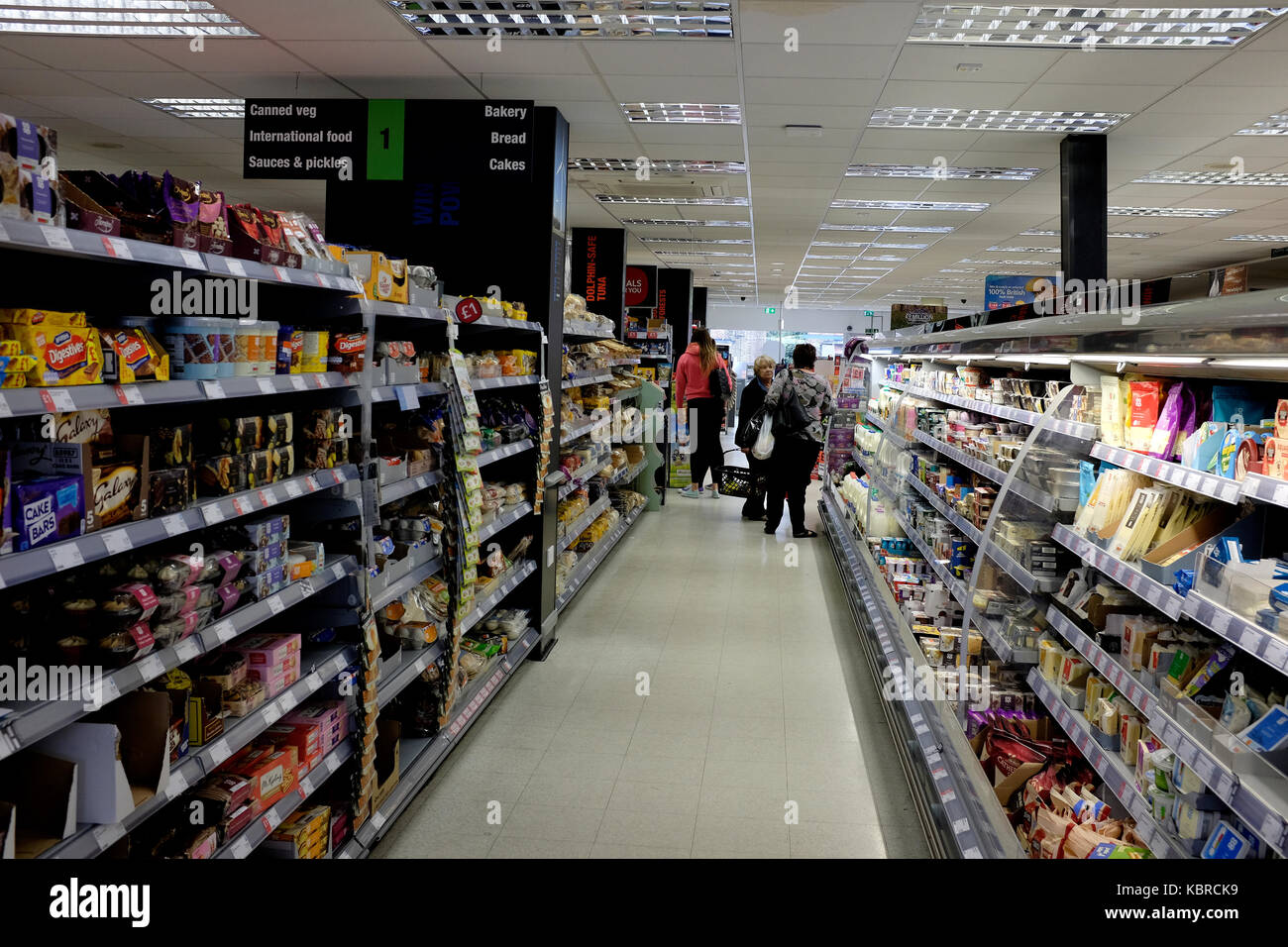 coop supermarket in mortimer street in herne bay town kent uk