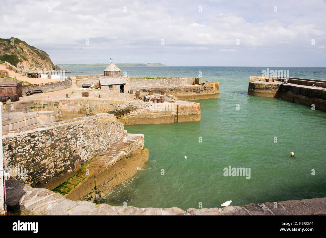 Charlestown is a town in Cornwall, Great Britain, Charlestown ist eine Stadt in Cornwall, Grossbritannien Stock Photo