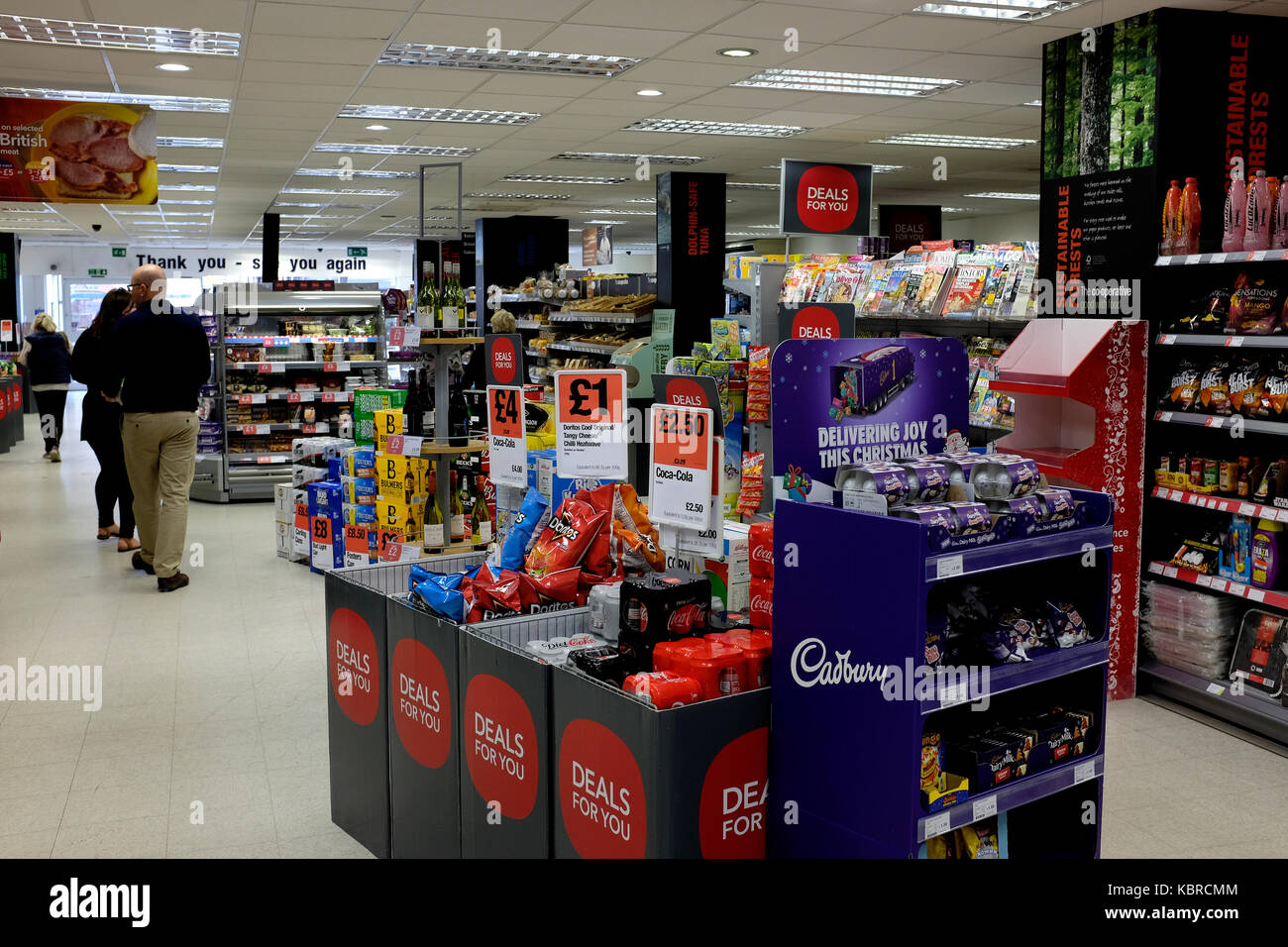 co-op supermarket in mortimer street in herne bay town kent uk ...