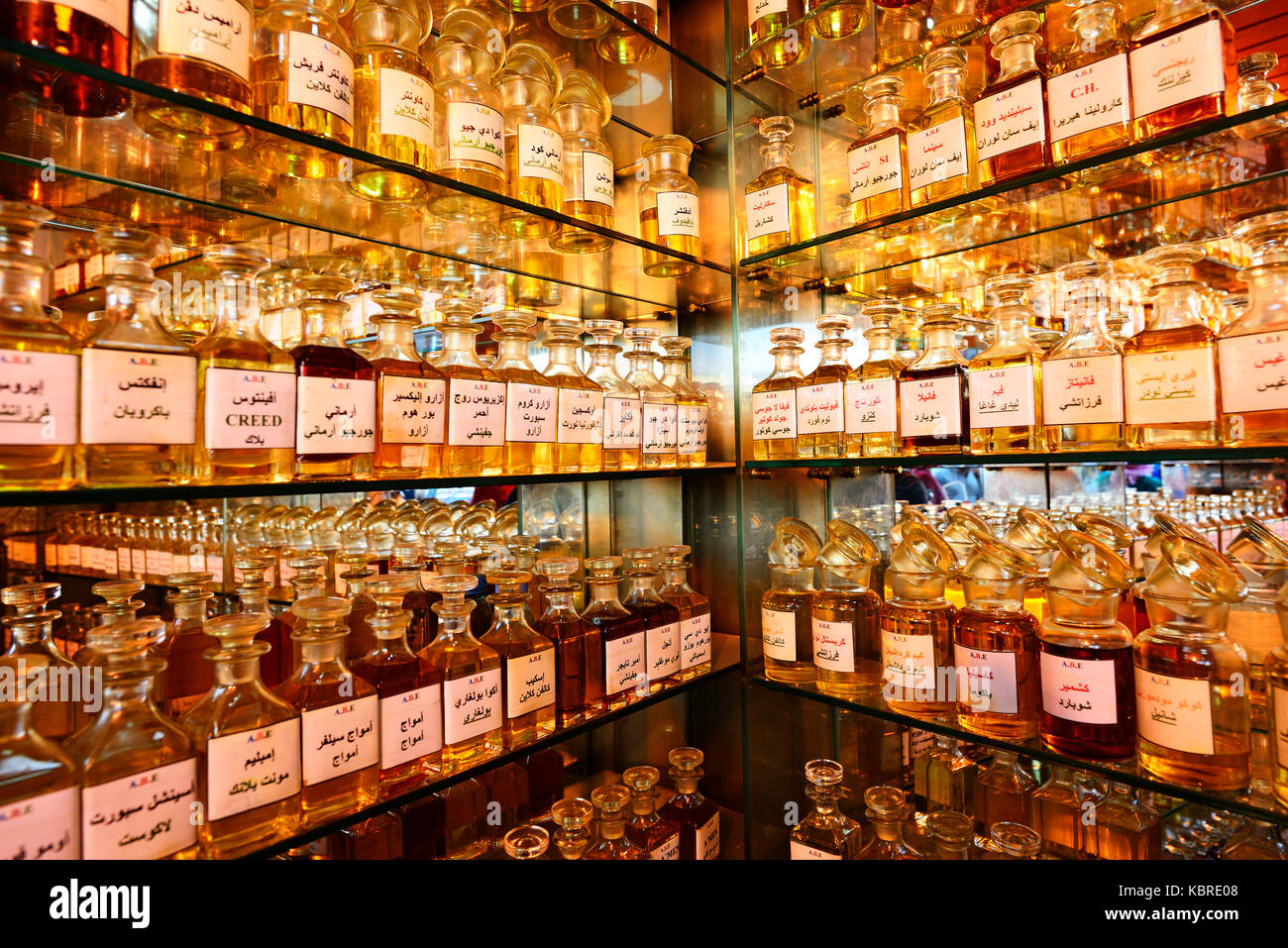 Perfume Shop, Amman, Jordan Stock Photo