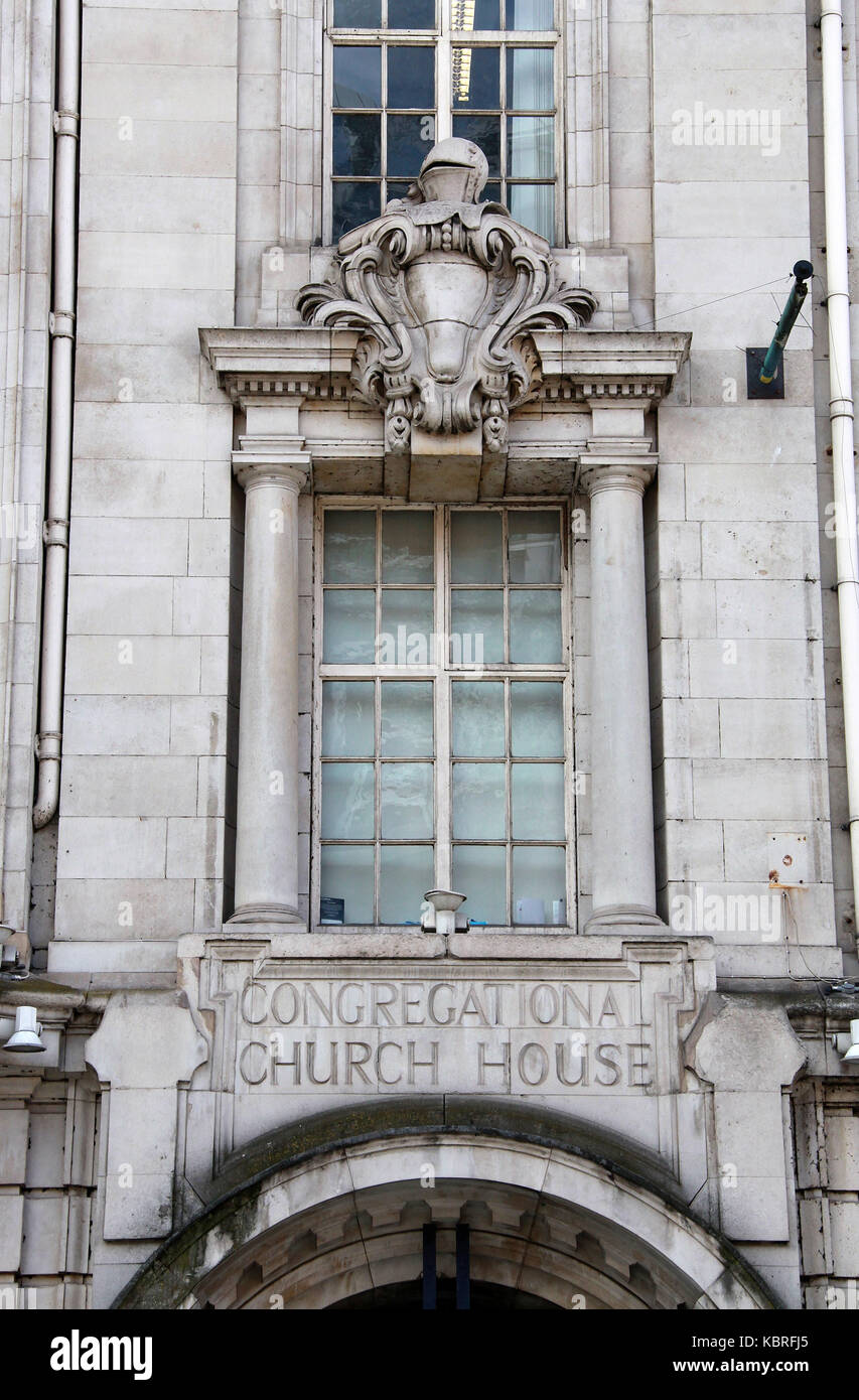 Congregational Church House in Manchester Stock Photo