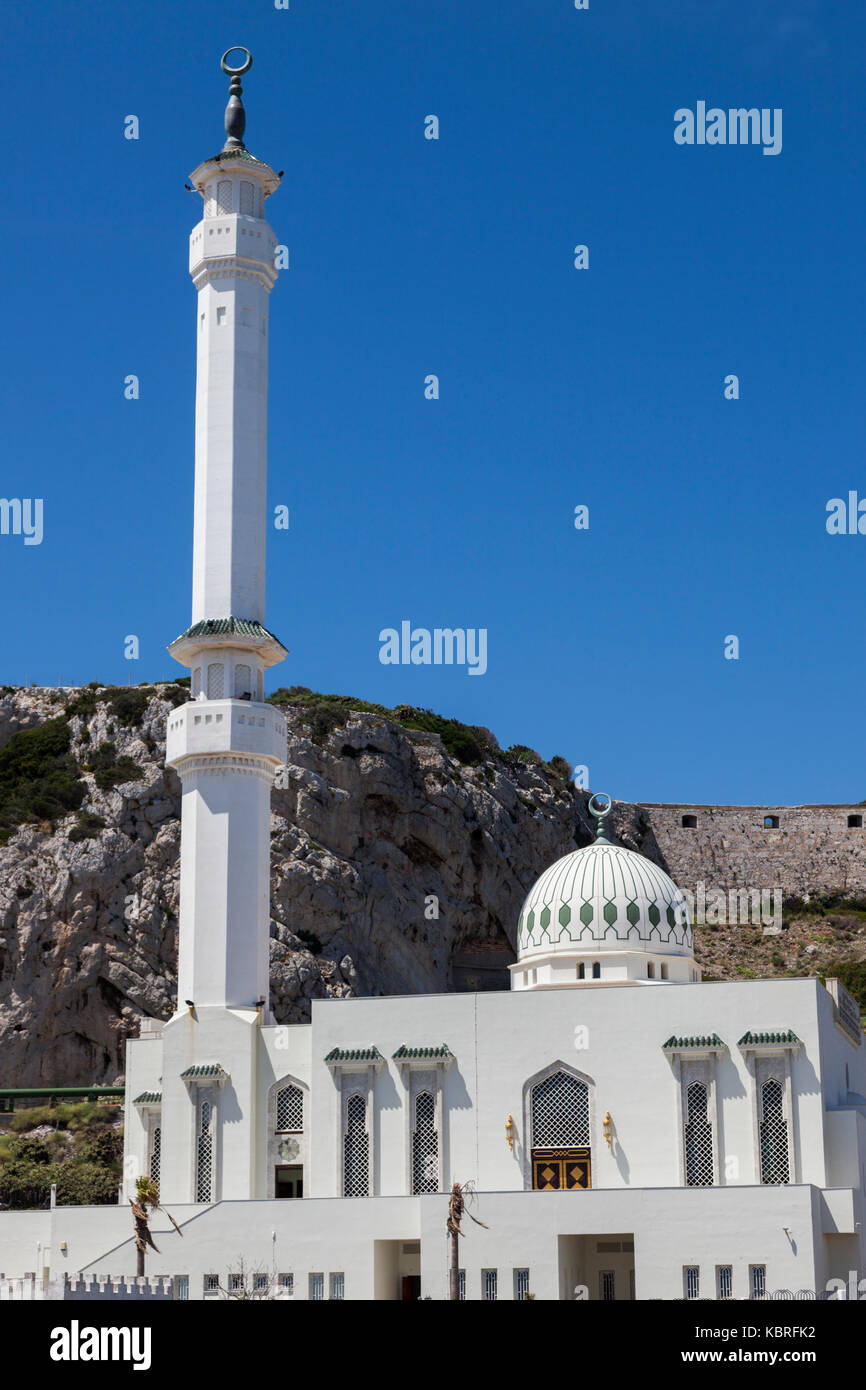 Ibrahim al Ibrahim Mosque in Gibraltar. Gibraltar. Stock Photo