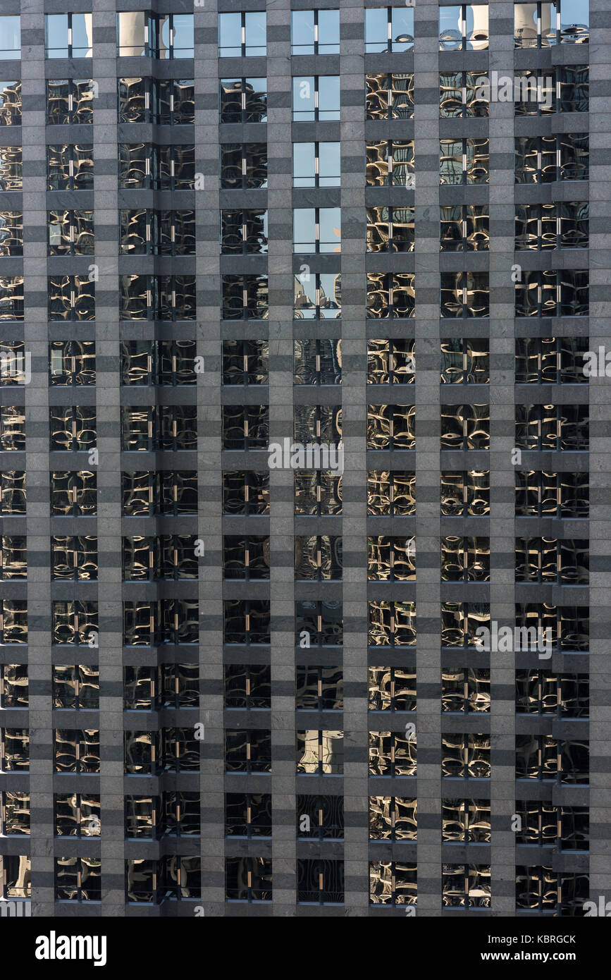 Abstract detail of downtown office building. Stock Photo