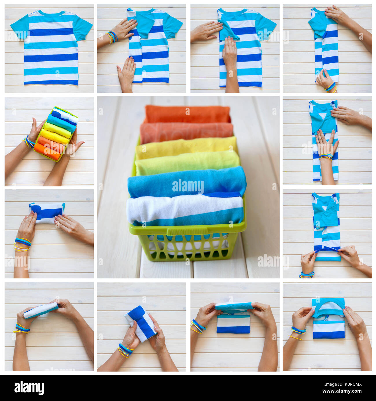 Japanese style of folding clothes discount