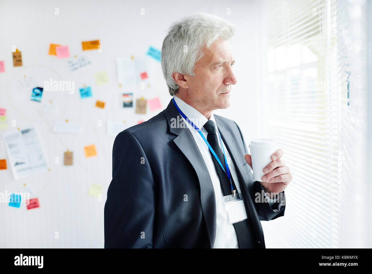 Fbi Agent Focused On Investigation Stock Photo Alamy