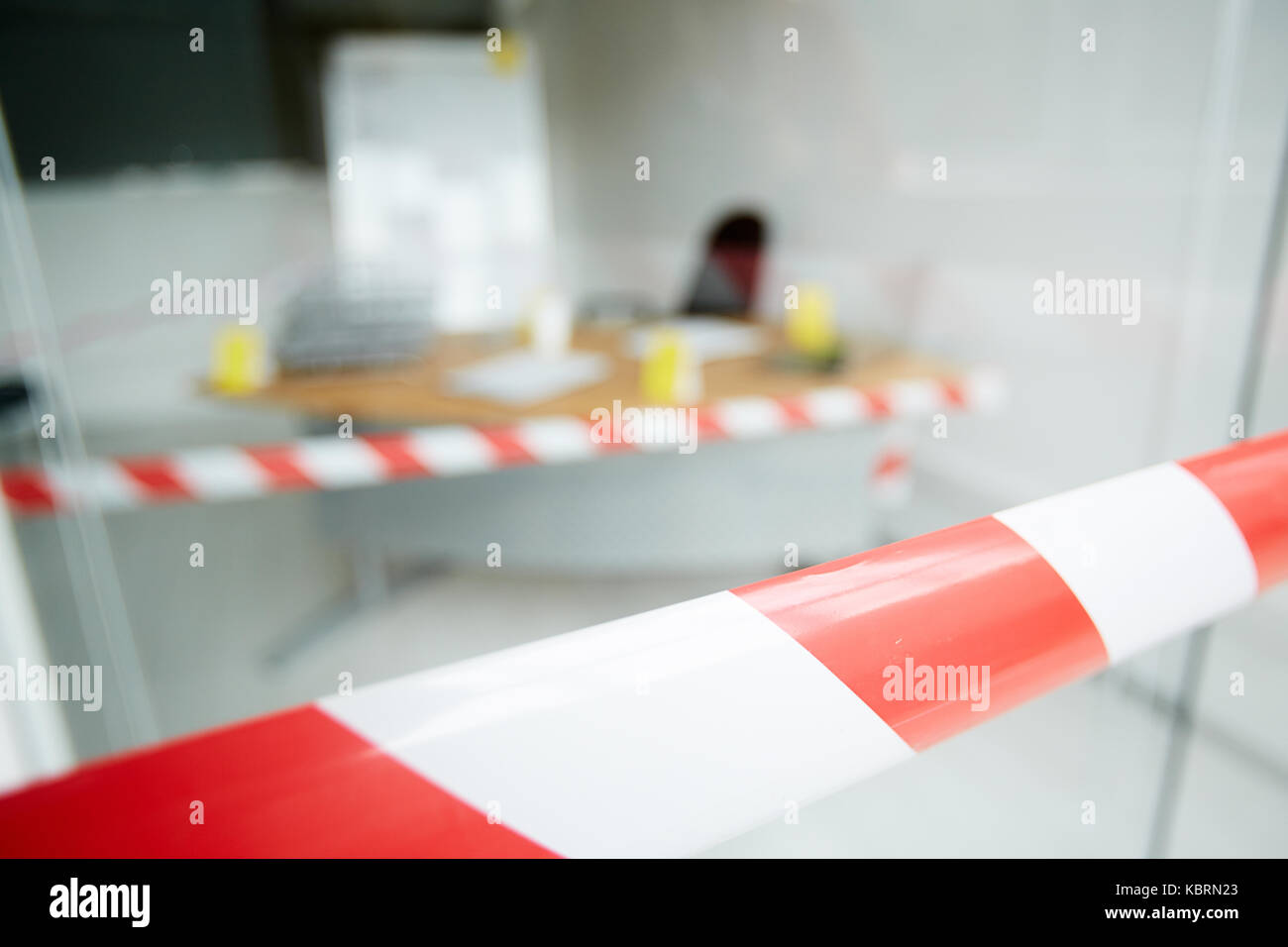 Crime Scene Stock Photo