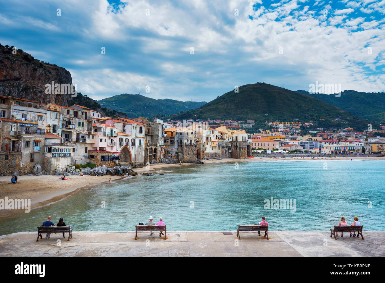 Cefalù, Palermo Province, Sicily, Italy Stock Photo