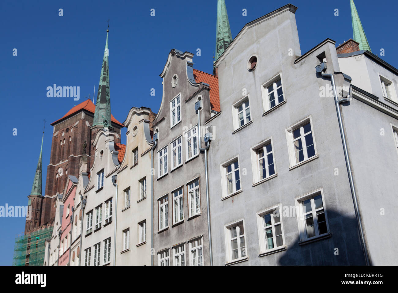 Old Town Gdansk, Stary Miasto Stock Photo