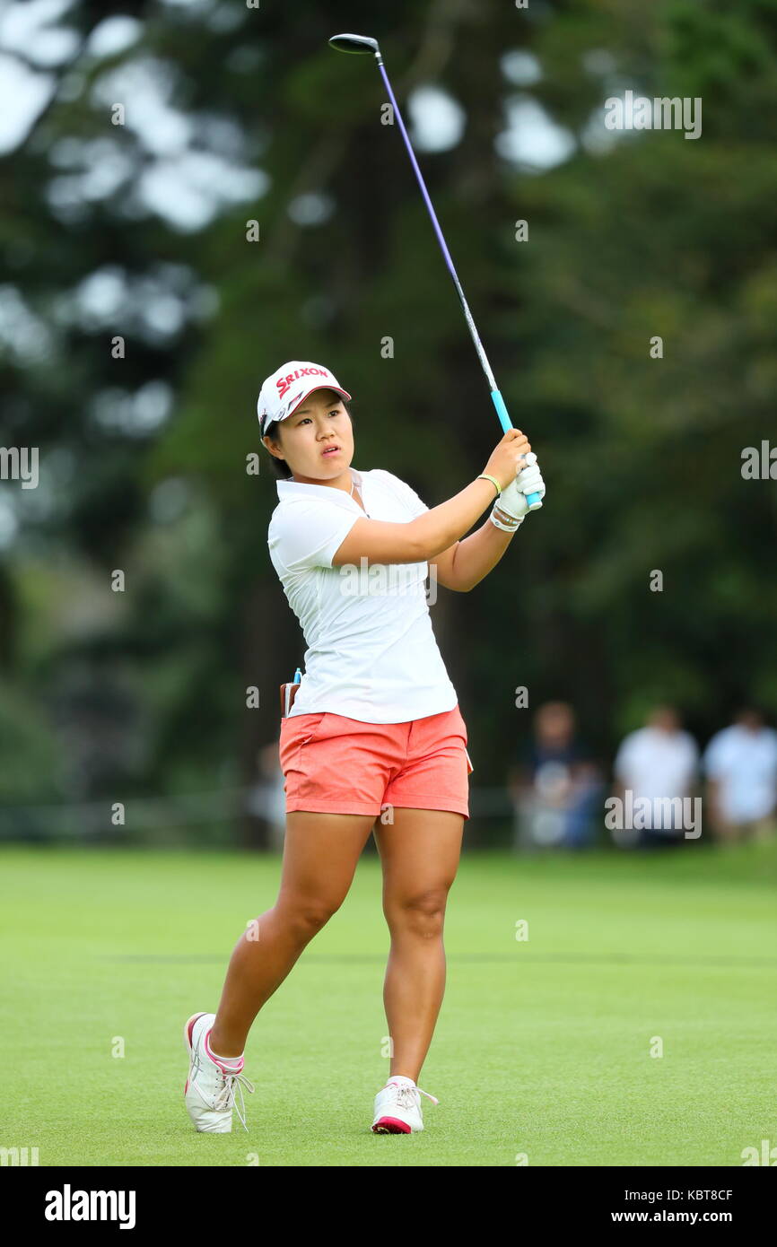 Abiko Golf Club, Chiba, Japan. 1st Oct, 2017. Nasa Hataoka, OCTOBER 1