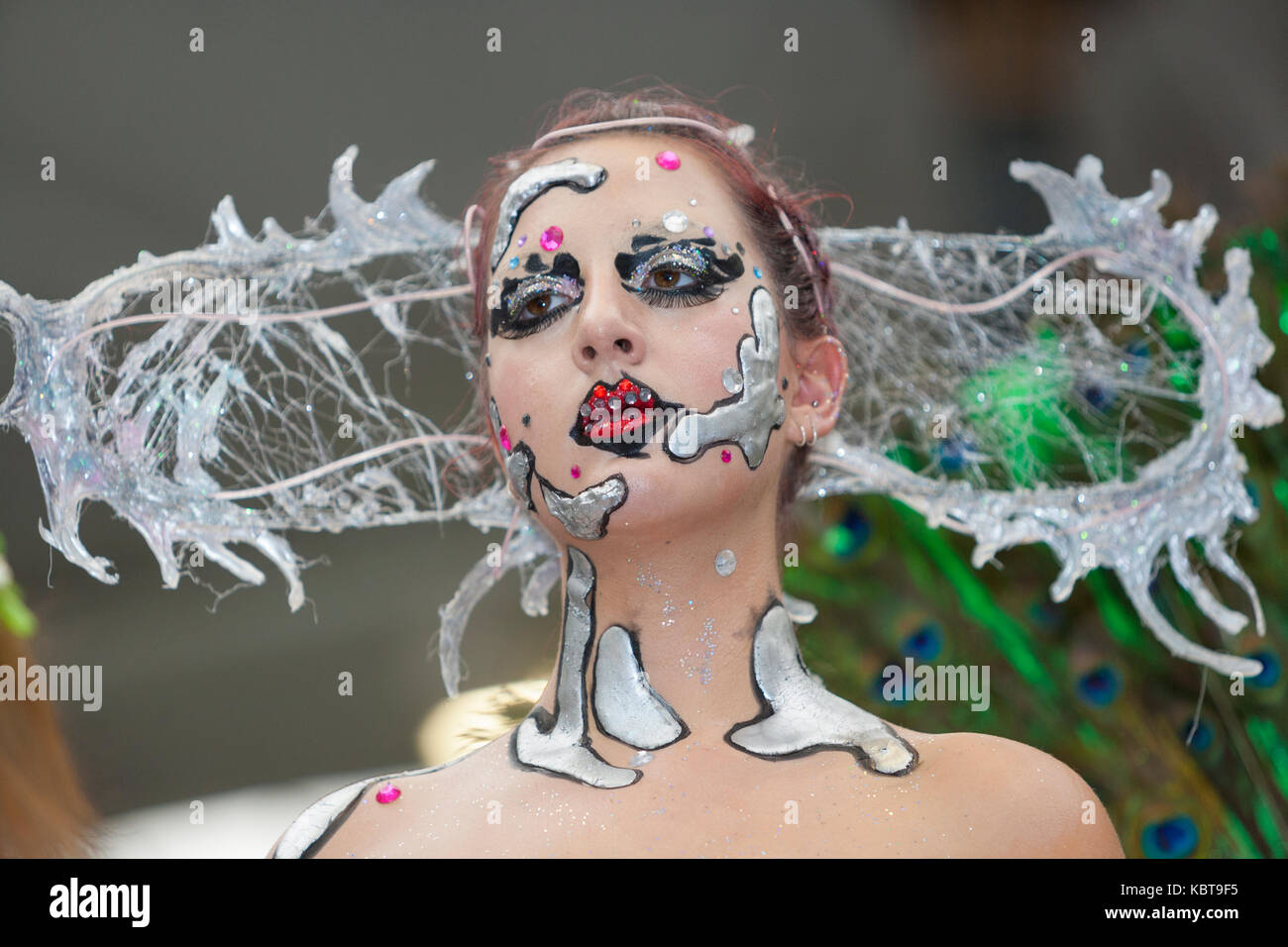 Olympia Beauty Show 1 October, 2017 London UK Contestants from the