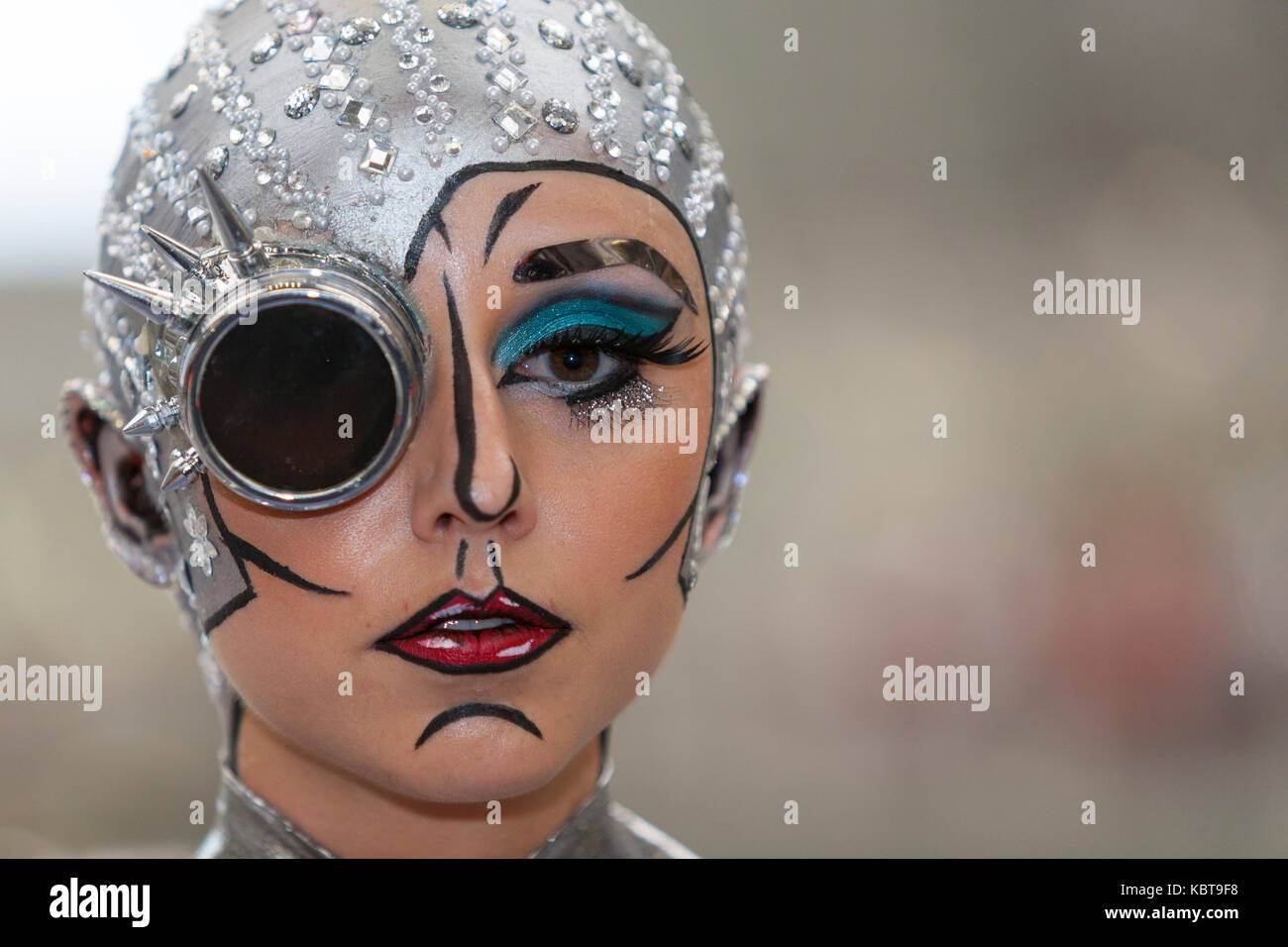 Olympia Beauty Show 1 October, 2017 London UK Contestants from the