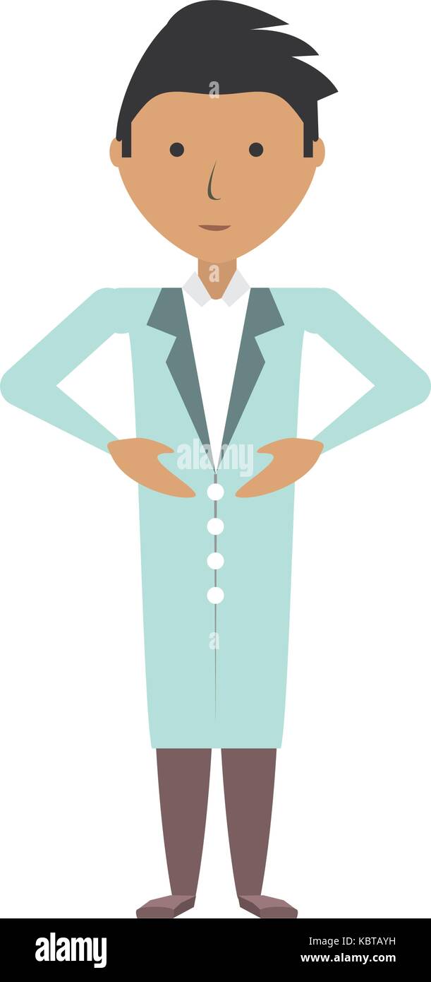 cartoon businessman icon over white background colorful design vector ...