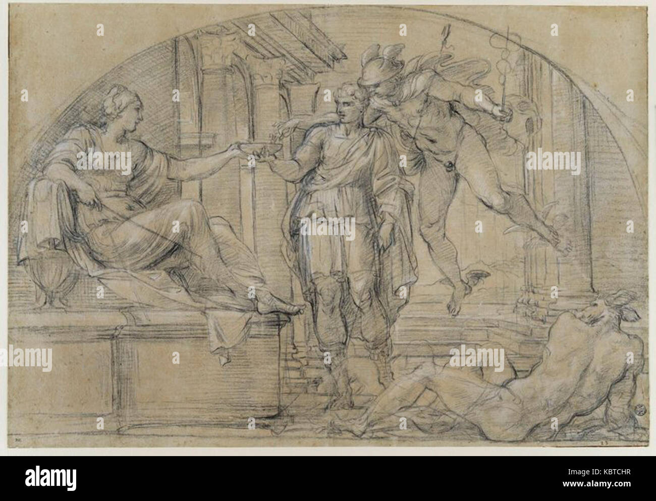 Ulysses And Circe Stock Photo Alamy